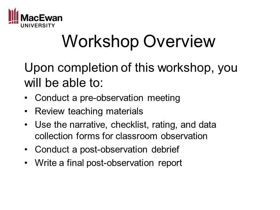 How to Write a Report on a Workshop